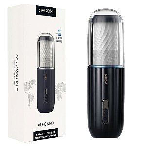 Masturbador Masculino LUXO Lanterna 7 modos de Pulsação e Gemidos- ALEX NEO - SVAKOM APP - 6645