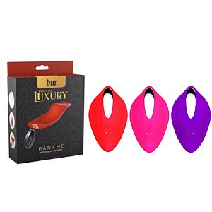 Calcinha Vibratória PANAME - 12 Modos De Vibração E Controle Remoto Sem Fio - Vermelho - INTT