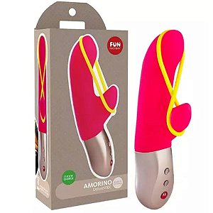 VIBRADOR AMORINO FUN FACTORY ROSA / VERDE