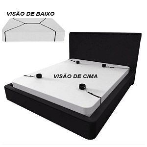 Kit para Prender na Cama com Par de Algemas e Par de Tonozeleiras – 3R IMPORT – SD-022