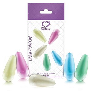 Jogo com 5 cones para pompoarismo - 170