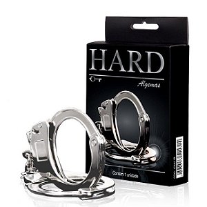 Algema de Metal Reforçada HARD - Cromada PRATA - HA109MC