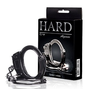 Algema de Metal Reforçada  HARD - PRETA - HA109MP