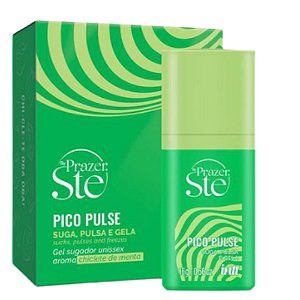 PICO PULSE Sugador Líquido Suga, Pulsa e Gela - By Prazer: Ste - Sabor Chiclete de Menta - 16g