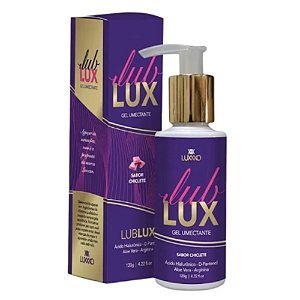 LUB LUX (Chiclete) - Contendo Ácido Hialurônico - D-Pantenol - Aloe Vera - Arginina - 120g