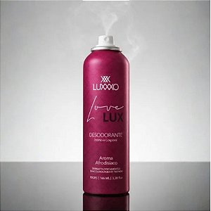 Desodorante Íntimo e Corporal Love Lux - Aroma Afrodisíaco - 166ml / 90g