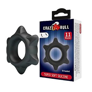 Anel Peniano Silicone Resistente - Ethaniel - 2,0 X 6,5 - Crazy Bull