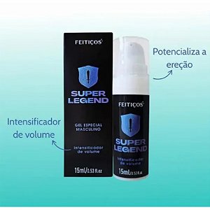 Gel Especial Masculino - Intensificador de Volume - Super Legend - 15ml - Feitiços