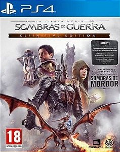 Terra-média Sombras da Guerra Edição Definitiva Ps4 e Ps5 Mídia Digital Psn