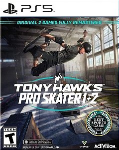 Tony Hawk's Pro Skater 1 + 2 Ps5 Mídia Digital Psn