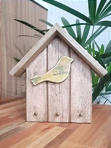 Porta Chaves Rústico - Passarinho