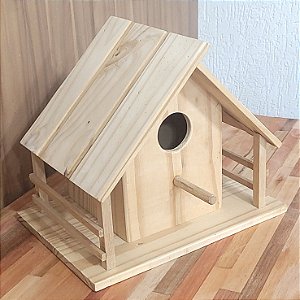 Casa de Passarinho com Varanda