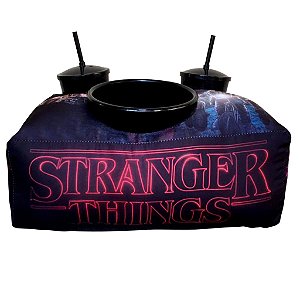 Kit Almofada, Balde de Pipoca e Copos - Stranger Things