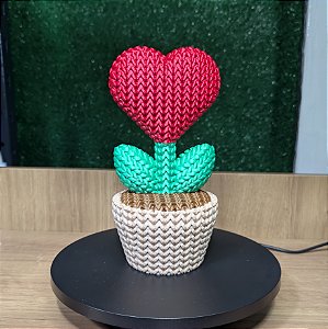 Vaso Decorativo em Crochê Estilo Artesanal