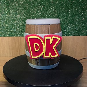 Barril inspirado no Donkey Kong - Decoração Única