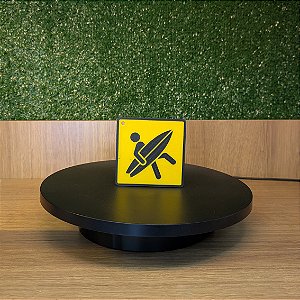 Placa Decorativa Surf 10cm - Estilo Praiano Minimalista
