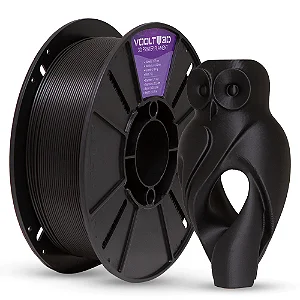 Filamento PLA Preto Velvet High Speed Premium - 1Kg