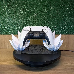 Suporte Crystal Branco para Controle PS5