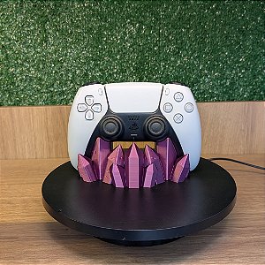 Suporte Cristal Rosa para Controle PS5