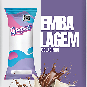 Embalagem Higiênica Geladinho 7x21cm Sacole Dindim Chup Chup Juju Picole Lilas