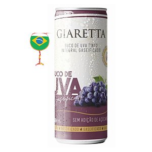 Suco de Uva Tinto Integral Gaseificado Giaretta