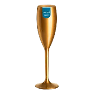 Taça de Champagne 160 ml Dourada