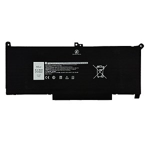 Bateria Para Dell Latitude 7280 7380 7480 Type F3YGT 7.6v 7894mah/ 60wh