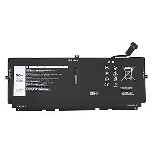 Bateria Para Dell Xps 13 9300 9310 9380 7.6v 52wh