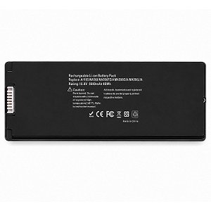 Bateria Para Apple A1185 A1181 10.8V 5600mAh Preto MacBook 13" 2006 2009