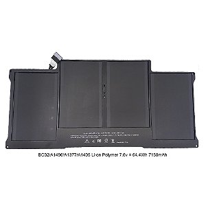 Bateria Para Apple A1466 A1496 A1377 7.6v 7150mah 54.4wh