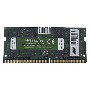 Memória Macrovip 16gb Mv32s22/16 Ddr4 3200mhz Sodimm 1.2v