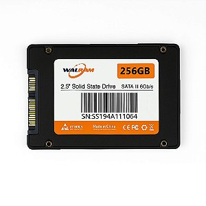 Ssd Walram 256gb Sata Iii Leitura 500 Mb/s Gravação 450 Mb/s
