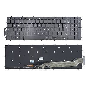 Teclado Para Dell Inspiron G3-3579 G3-3779 G5-5587 G7-7588 português numerico Retroiluminado