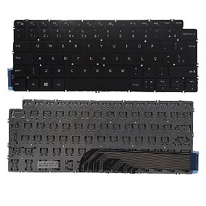 Teclado Para Dell Latitude 3410 Dell Inspiron 14 7490 sem farme Preto