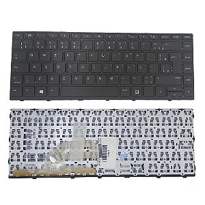 Teclado Para Hp Probook 430 G5 440 G5 445 G5 640 G4 Preto com moldura