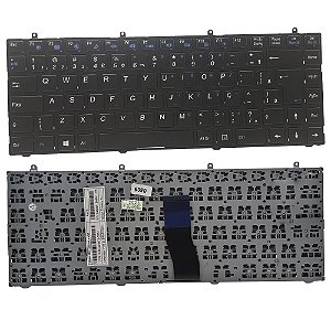 Teclado Para Itautec W7530 Br Preto Com Moldura
