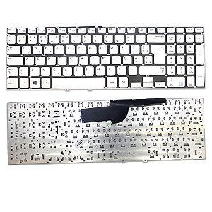 Teclado Para Samsung Essentials Np270e5k Np270e5j Np270e5g Branco