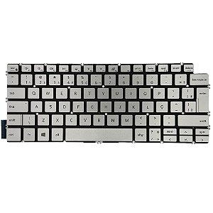 Teclado Para Dell Inspiron 5390 5391 5490 5498 7391 14 7491 7490 Prata Retroiluminado