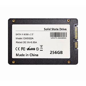 Ssd Solid State Drive 256gb Sata Iii 6gb/s 2.5"