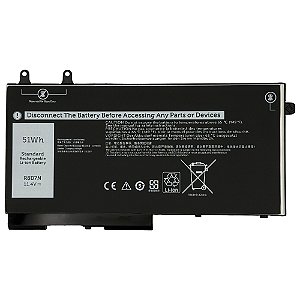 Bateria Para Dell Latitude 5500 5510 Precision 3540 Inspiron 7590 7591 Série 2 em 11.4V - 4000mAh 51Wh R8D7N