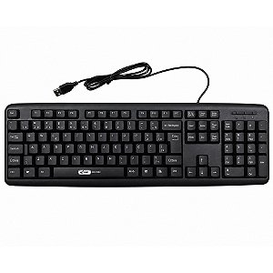 Teclado Para Pc Ubs Knup Kp-2002 Abnt Preto