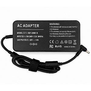 Fonte Para Asus Rog Zephyrus 280w 20v 14a Pino 6.0x3.7mm