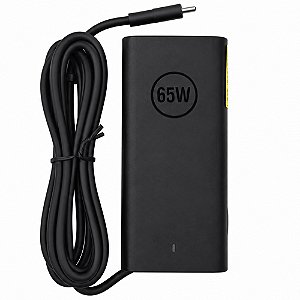 Fonte Para Dell Thunderbolt3 65w 20v 3.25a, 15V 3A, 9V 3A, 5V 3A Type-C com 65W na carcaça SMALL