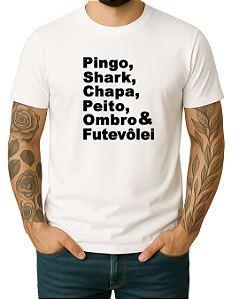 Camiseta casual Futevolei Words