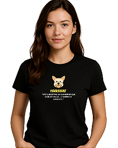Camiseta casual cachorro Yorkshire