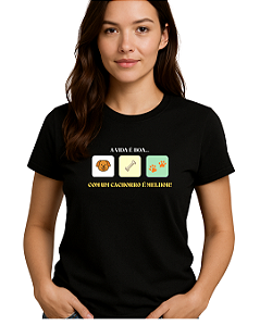 Camiseta casual cachorro Doglife