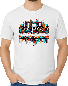 Camiseta casual religiosa Ultima ceia