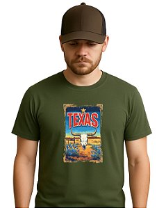 Camiseta casual Country TexasHorn