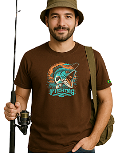 Camiseta casual pescaria FishBlue