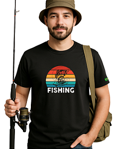Camiseta casual pescaria FishRetro